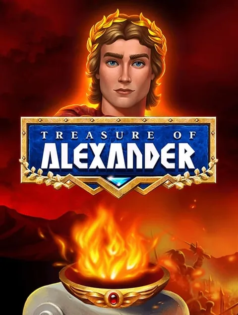 Jaquette du jeu Treasure of Alexander, machine à sous offerte avec les 100 tours gratuits d'Alexander Casino